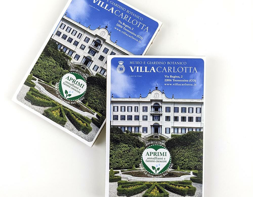 ecopostcard personalizzate villa carlotta