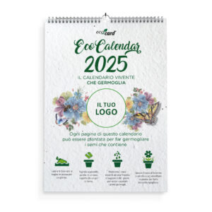 EcoCalendar 2025 calendario da muro ecologico piantabile personalizzato