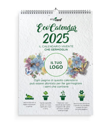 EcoCalendar 2025 calendario da muro ecologico piantabile personalizzato