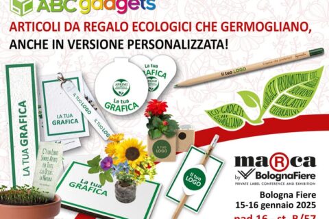 Articoli ecologici che germogliano